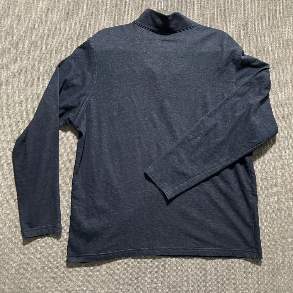 Columbia‎ Mens Omni-Wick Quarter Zip Pullover Navy Blue Heather L L/G RN69724